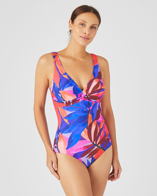 Maillot de bain imprimé feuillage Perfect Fit by Damart