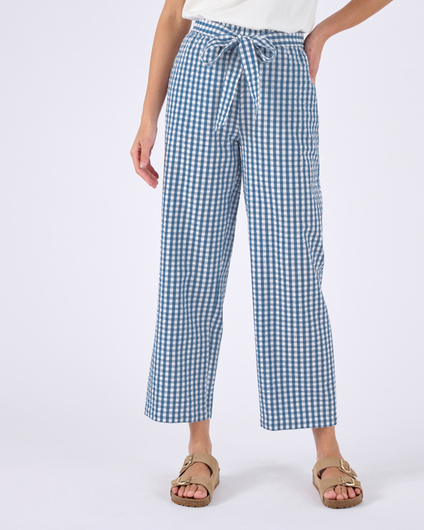Pantalon 7/8ème tissu gaufré