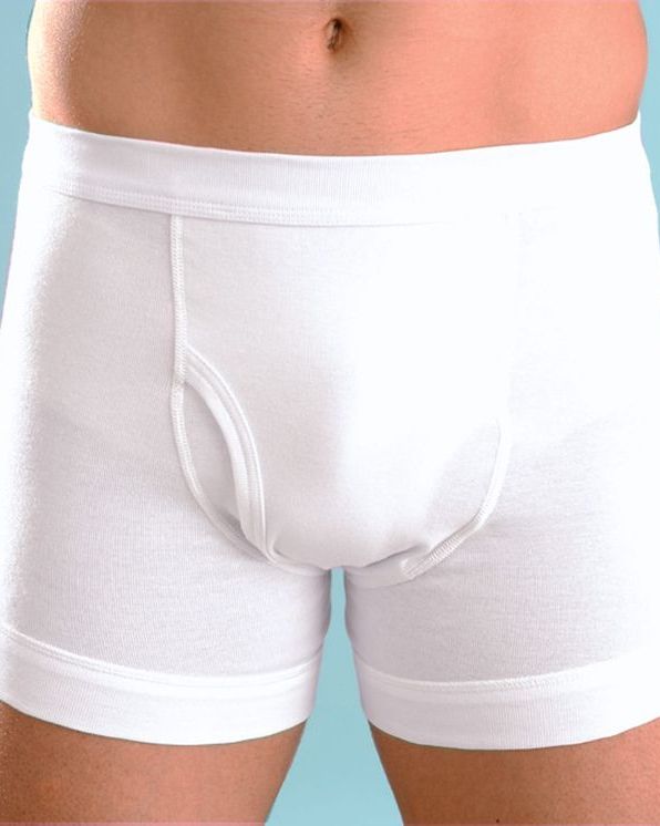 Lot de 2 boxers ouverts devant pur coton peigné