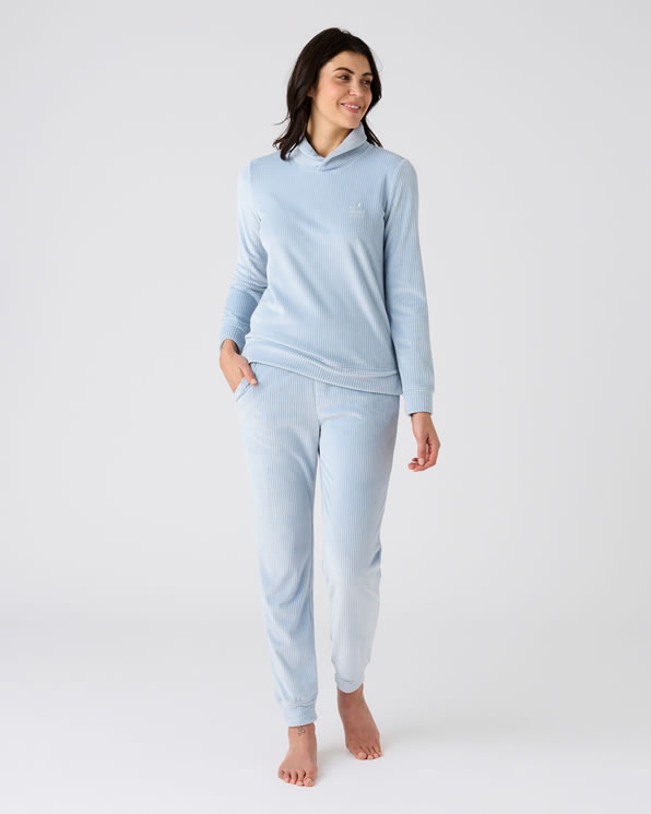 Pyjama Thermolactyl en velours côtelé