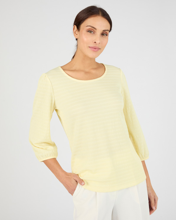 T-shirt maille texturée