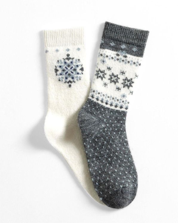 Lot de 2 paires de chaussettes maille laineuse Thermolactyl
