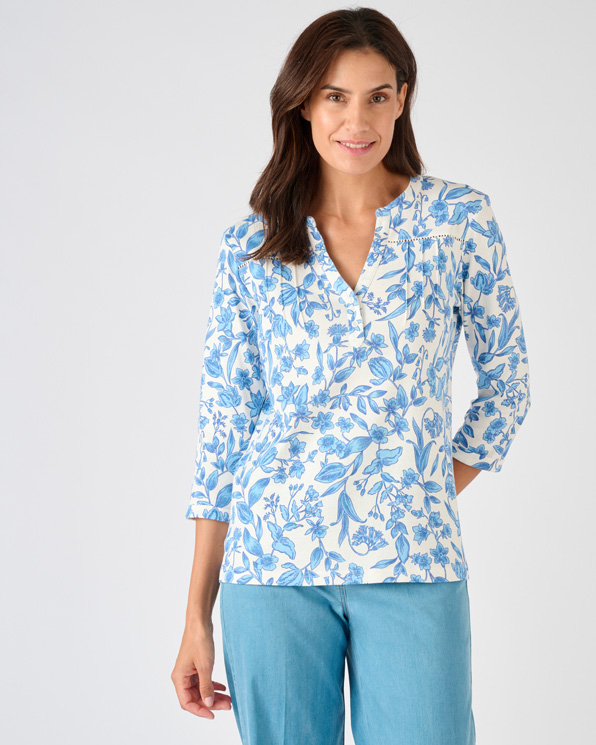 T-shirt uni ou imprimé pur coton