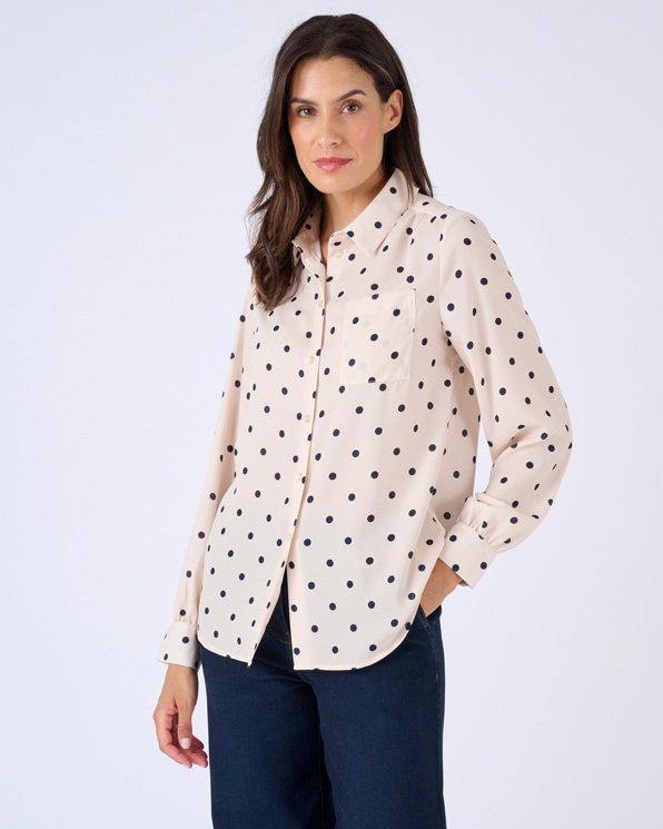 Chemisier fluide imprimé