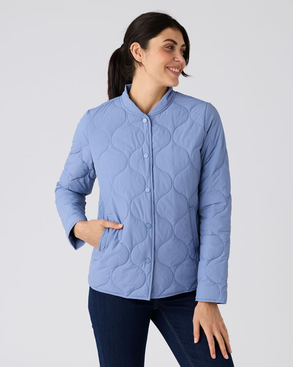 Veste gaufrée matelassée