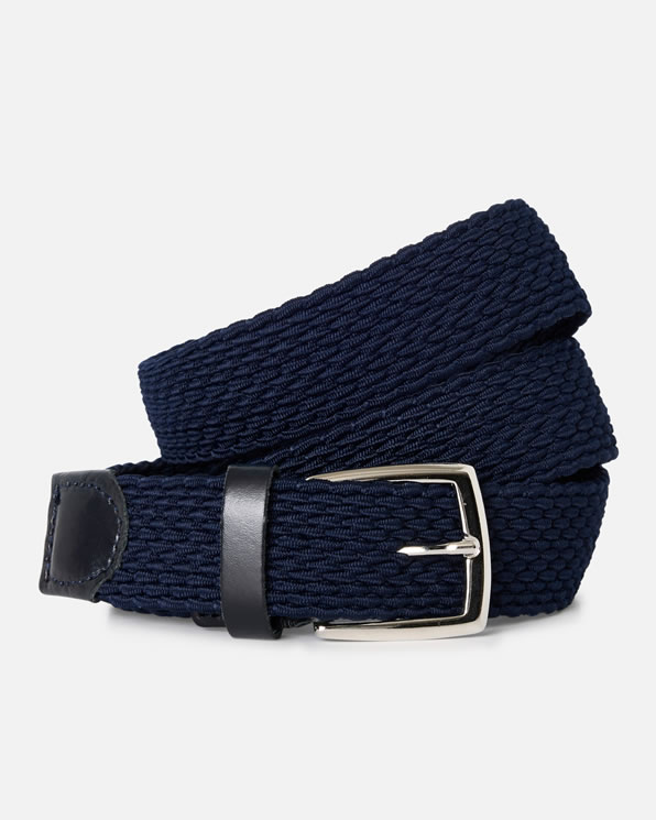 Ceinture tressée homme