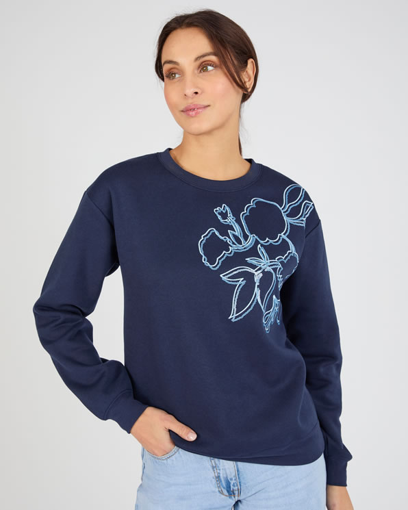 Sweat-shirt Thermolactyl en molleton