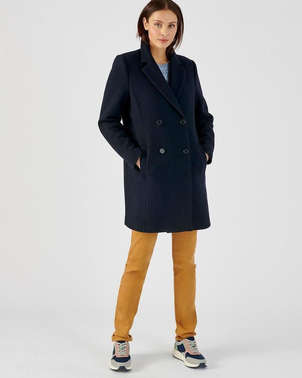 Manteau laine mélangée et doublé Thermolactyl® recyclé*