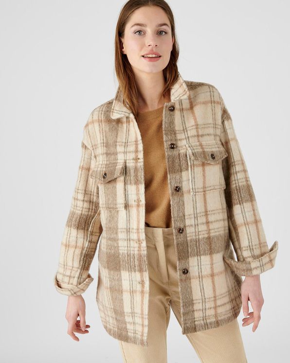Surchemise hot sale laine carreaux