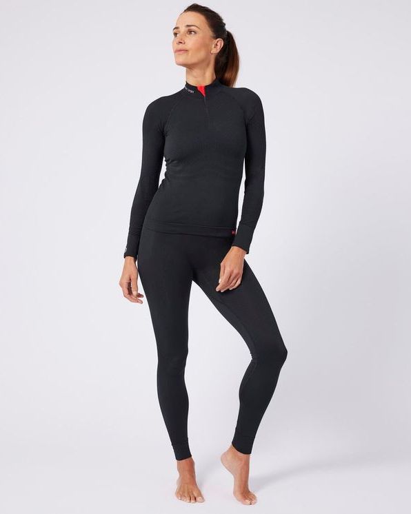 T-shirt col zippé Energy 3 Thermolactyl femme