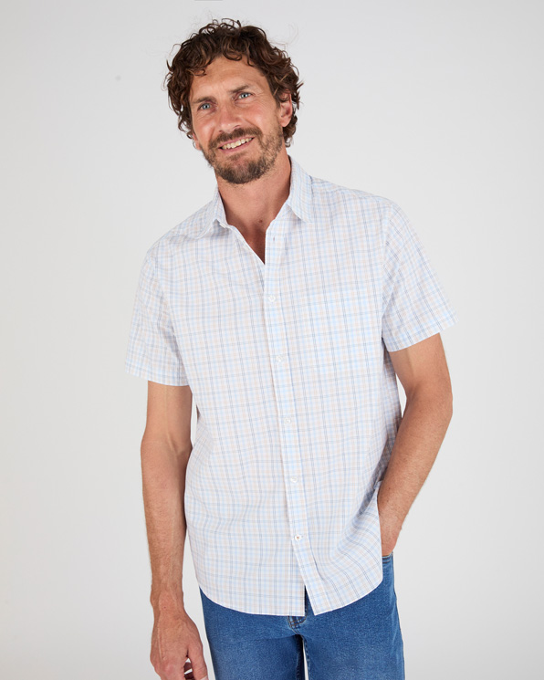 Chemisette à petits carreaux