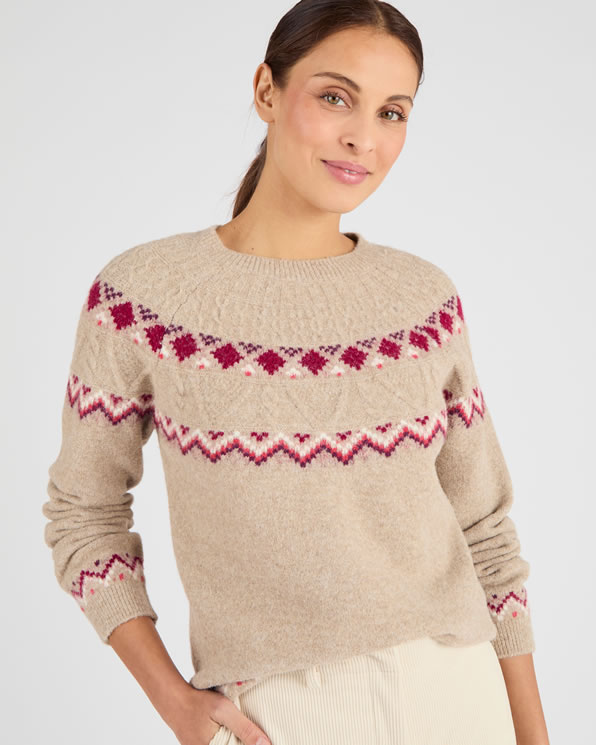 Pull jacquard Thermolactyl.