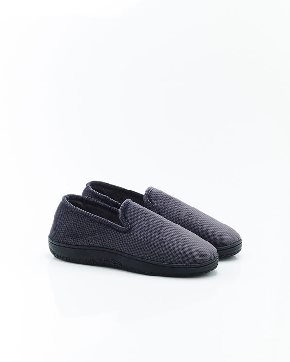 Chaussons homme en velours