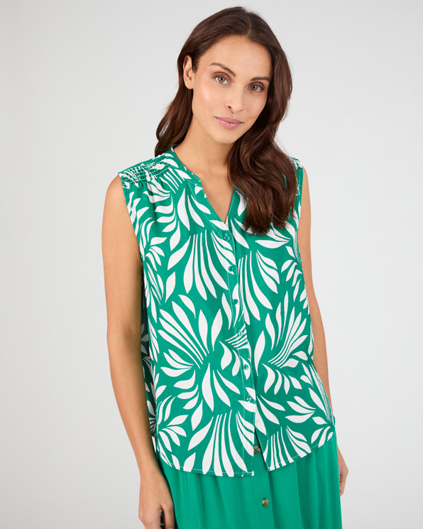 Top sans manches en tissu reliefé Climatyl