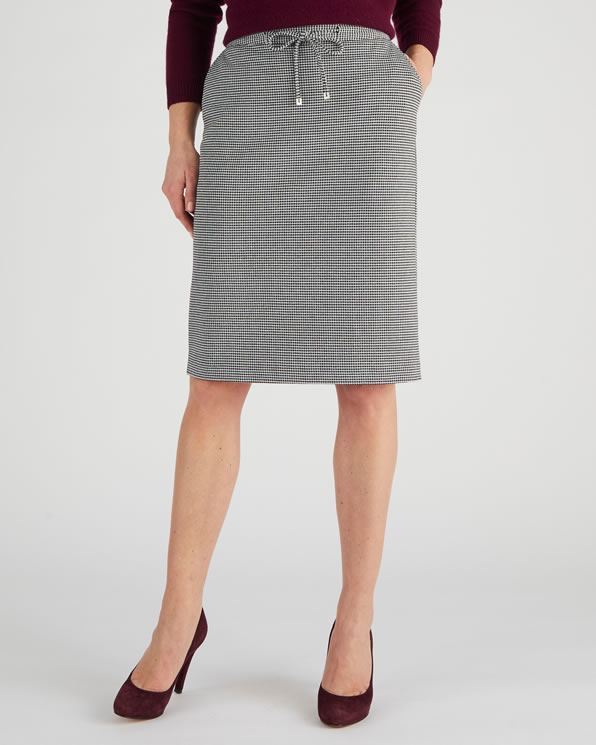 Jupe droite maille milano stretch Jupes Damart Luxembourg