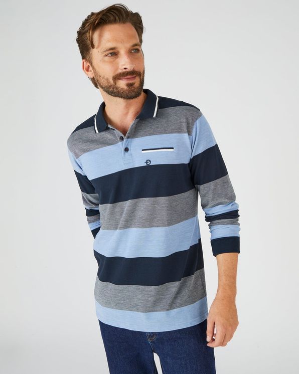 Polo maille piquee coton melange Polos T shirts Chemises Damart Luxembourg