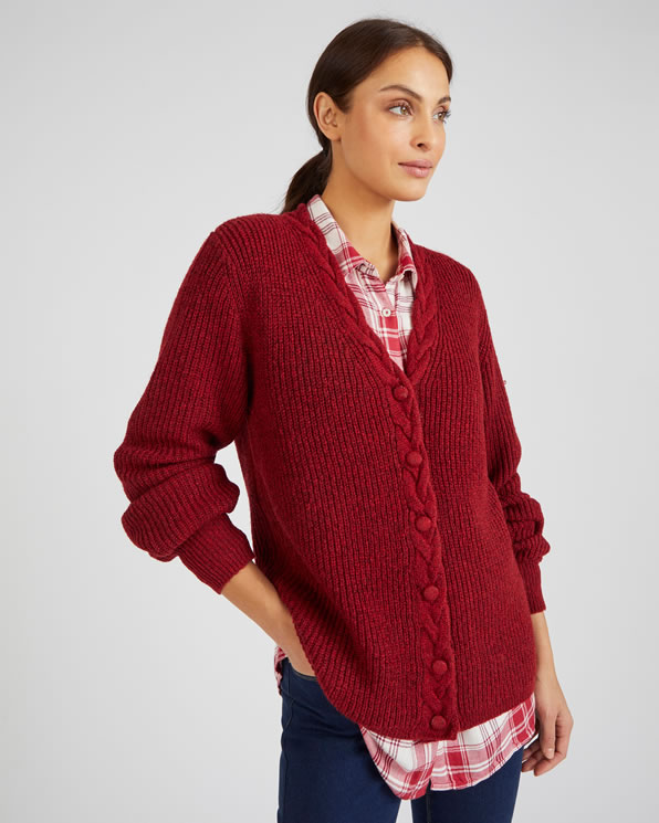 Gilet maille perlee patte torsadee Thermolactyl Pulls et gilets Damart Luxembourg