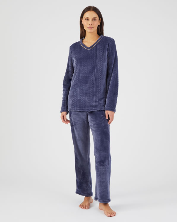 Pyjama Thermolactyl en maille torsadee Pyjamas Damart Luxembourg