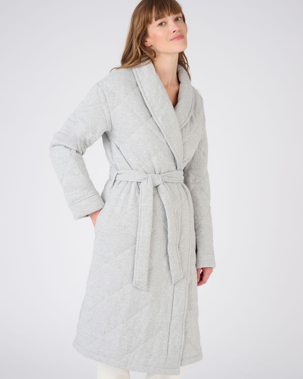 Robe de chambre maille jersey matelassee Thermolactyl Peignoirs Damart Luxembourg