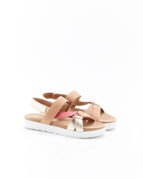 Sandales cuir vachette Amortyl Sandales Damart Luxembourg