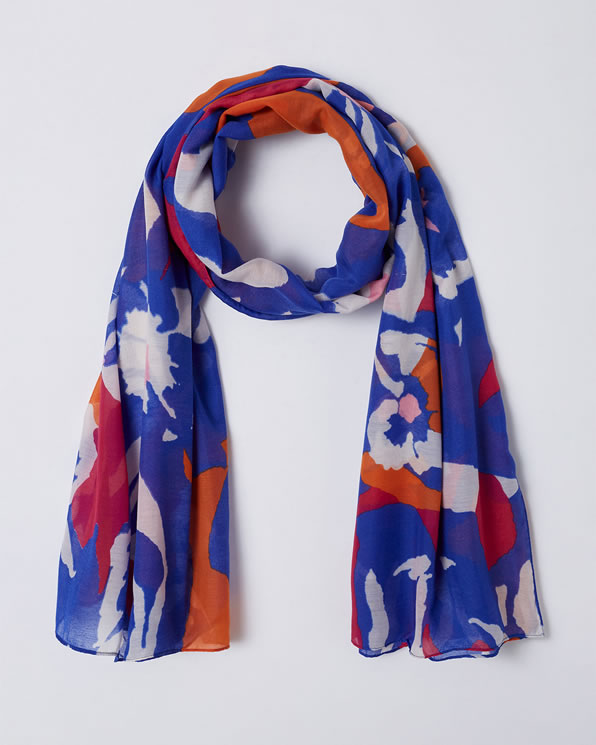 Foulard imprimé tachiste