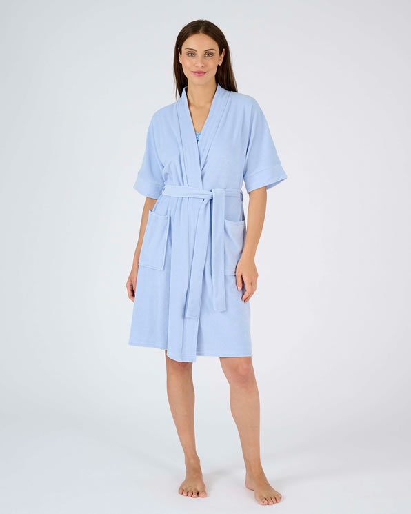 Robe de chambre maille bouclette