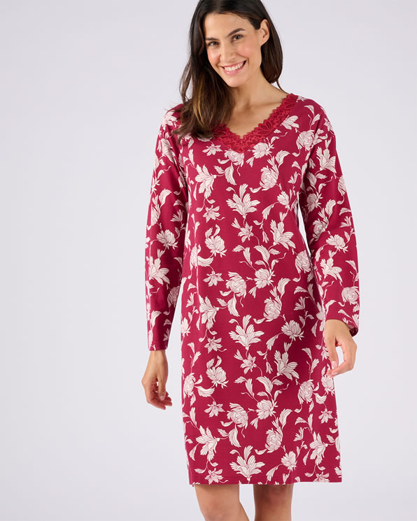 Chemise de nuit maille jersey Thermolactyl