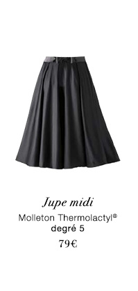 Jupe midi Thermolactyl® - 79€